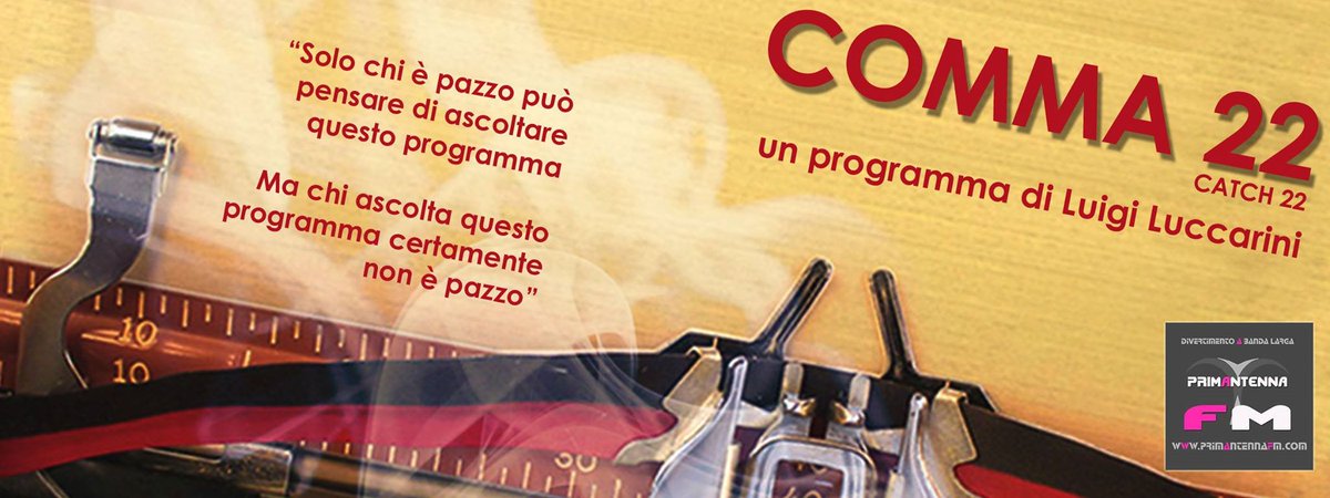 RadioRealRock's tweet photo. Oggi alle 17:00 anteprima della nuova rubrica indie di #realrock curata da Luigi #comma22  non potete perderla
#comma22 #realrock #indierock #indieradio #webradio https://t.co/zonUdnbH0z
