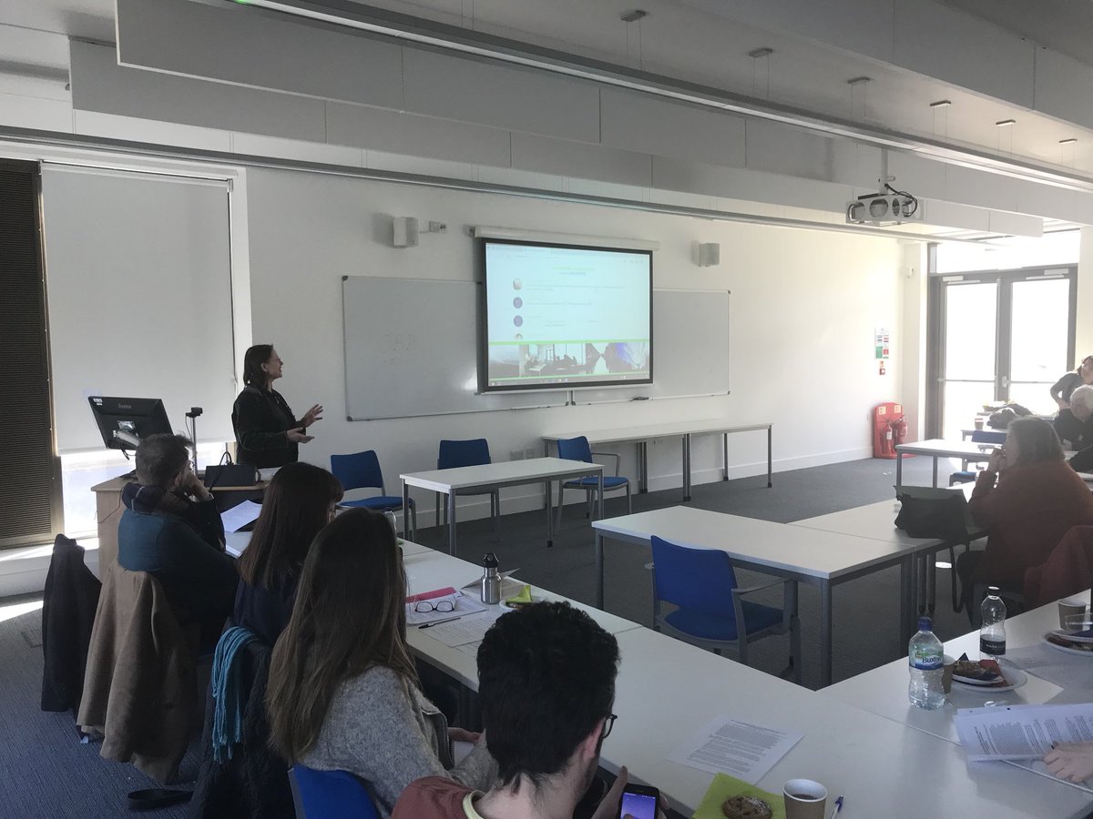 IRISHatKent's tweet photo. After a lovely lunch, we are now onto panel 2: ‘Irish Women Writing “Little England”’ with Deirdre O’Byrne, ‘Mapping female identities in the fictions of Moy McCrory and Maude Casey’ #IrishWriterLittleEngland https://t.co/iPjaBoW7X9