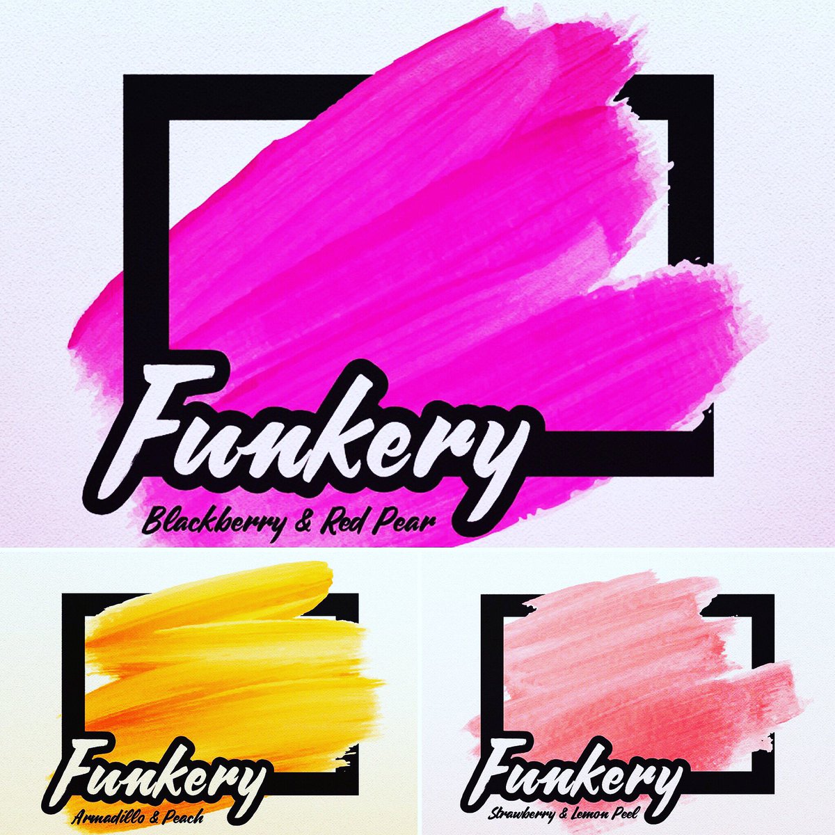 larkbrewing's tweet photo. Three Funkery variant release!
1) Blackberry and Red Pear
2) Peach and dry hopped with Armadillo experimental hops
3) Strawberry and Lemon Peel Funkery is a wild ale experiment, fermented in two separate barrels and blended together with additions.
#larkbrewing #webringthefunk https://t.co/yQjsCZ17Xa