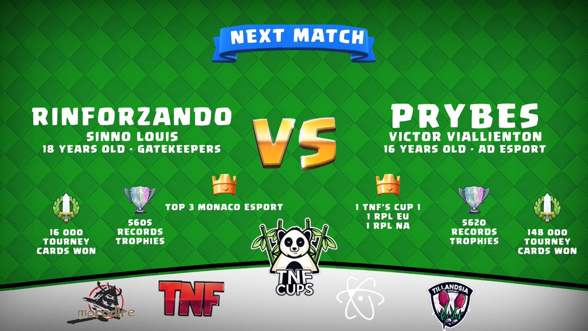 TNFcup's tweet photo. C’est partit pour la première demi-finale du winner bracket, et le round 1 du loser bracket de la #TNFcup 🏆
Vous pouvez le suivre en live ici 📺 :
🇫🇷 https://t.co/53vyoYY9CC https://t.co/myFnizGbSY