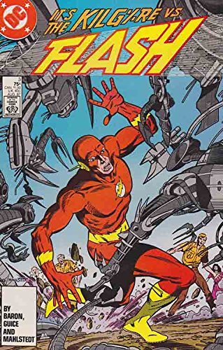MakeMyComicRare's tweet photo. #TheFlash #3 (1987) Jackson #ButchGuice Cover & Pencils, #MikeBaron Story, First Appearance of #Kilg%re, Professor Schmitz & Tina McGee "The Kilg%re" After receiving a speeding ticket, Wally West returns home to his new mansion https://t.co/ykW0x7gkZe https://t.co/x8FRyw3QkP