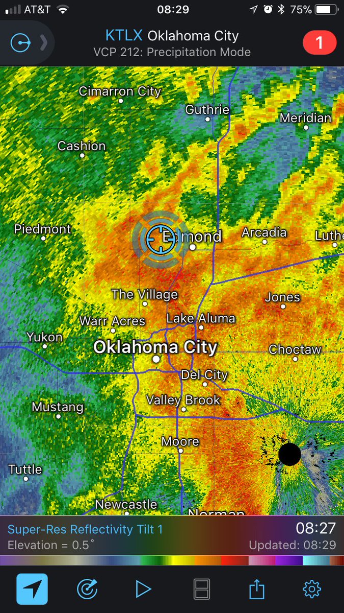 stevejkfor's tweet image. Good soaking rain right now. #okwx #radarscope
