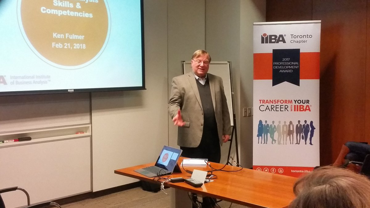 IIBAToronto's tweet photo. @bahareh_kh71 @IIBA @MackenzieInvest Glad you came and enjoyed! Lots covered and it will be online soon. #iibatoronto #iiba #AI #businessanalysis https://t.co/EZHX5CO2kV
