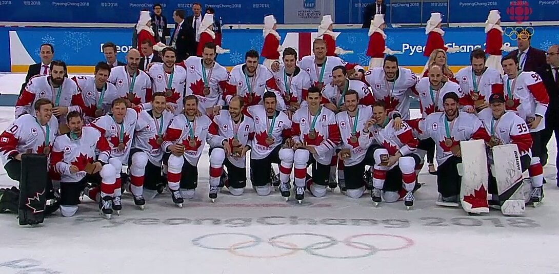 Congratulations Team Canada. Whatever colour the medal I am truly proud of your determination. #moreCanada #Olympics #IceHockey