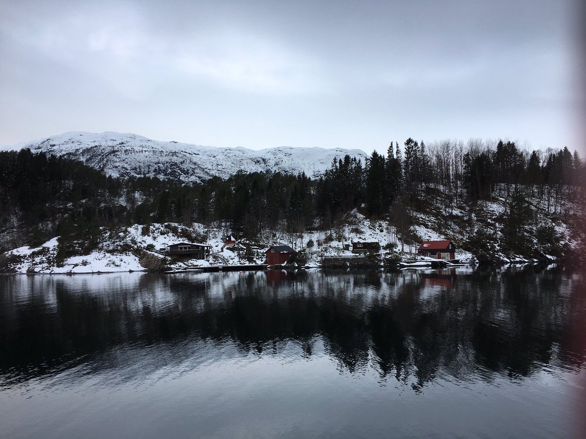 We are on a Fjord Cruise in Bergen, Norway! MAGICAL. #bergen #bergennorway #fjordsbergen #fjordsnorway #fjordcruise