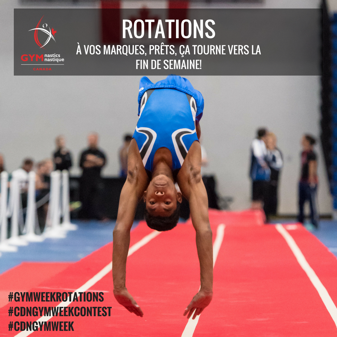gymcan1's tweet photo. À vos marques, prêts, ça tourne vers la fin de semaine pour la dernière journée de #CDNGymWeek. Montrez-nous vos rotations! #GymWeekRotations #CDNGymWeekContest https://t.co/5VsUByWlk9