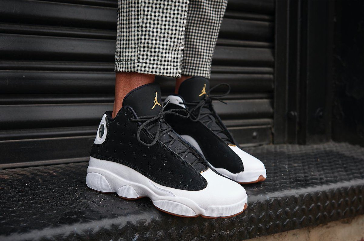 jordan 13 black and white gum
