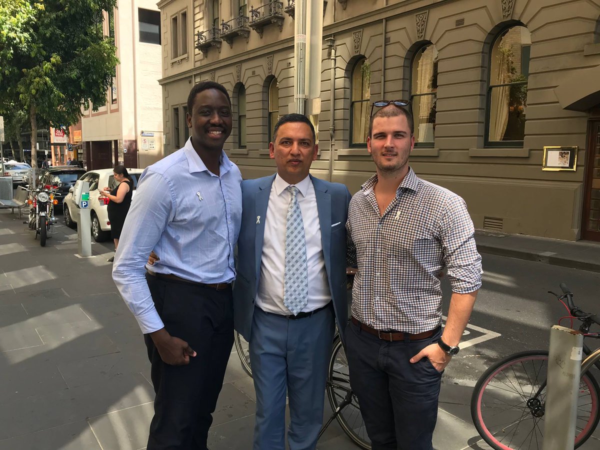 MrDeepakVinayak's tweet photo. Great to join the inspirational fellow champions wearing White Ribbon badges sending out a clear message in raising awareness and challenging male violence against women and girls in all forms. https://t.co/PXPqFIolKk