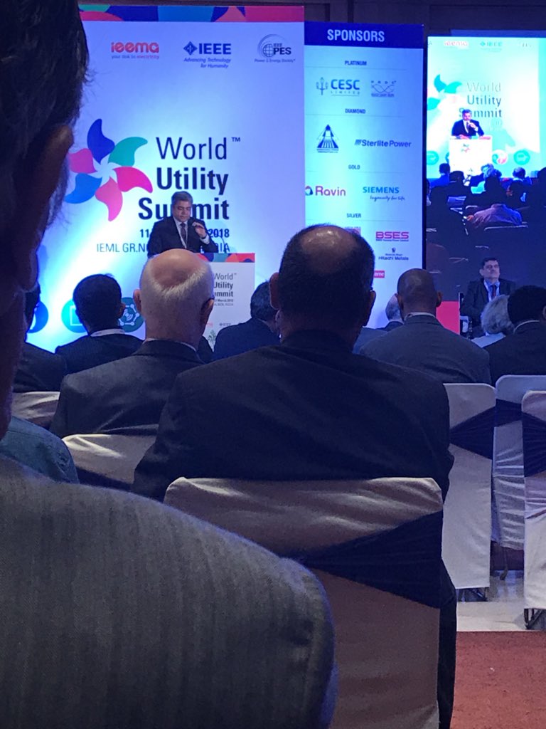 IMPPowersLTD's tweet photo. We have with us @arvsingh01 , Principal Secretary Energy (Maharashtra) the Chief Guest of World Utility Summit at @ElecramaLive 
#FutureIsElectric #Elecrama2018 https://t.co/obBxVVEtfA