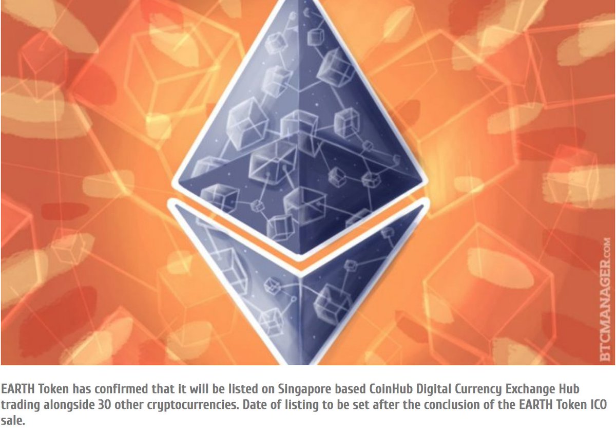 CryptoArgals's tweet image. EARTH Token To Be Listed on Singapore-based CoinHub Digital Currency Exchange Hub 

btcmanager.com/earth-token-li… 

#cryptocurrency #earth #earthtoken #coinhub #NAE #NaturalAssetExchange #ico #erc20 #exchange #crypto #cryptonews #bitcoin #crypotico #blockchain