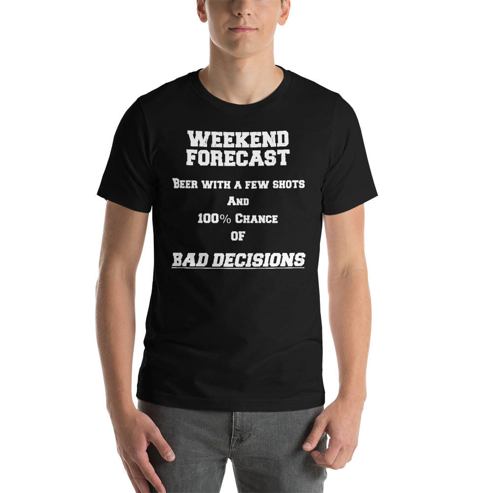 Hilarious Weekend Forecast Drinking shirt
etsy.me/2HmEyzg
 #clothing #shirt #cooltshirts #funnytshirts #crazyshirts #beershirts #drinkingshirts #offensivetshirts #collegeshirts