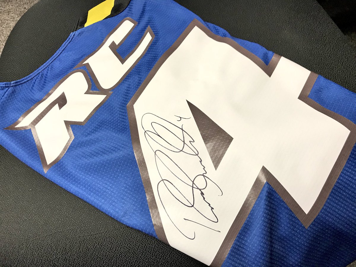 DAYTONA's tweet image. Are you enjoying tonight’s #DAYTONASX?! 

RETWEET for your chance to win this jersey autographed by @RickyCarmichael! 

We’ll pick a winner on Monday at 10:00am ET!