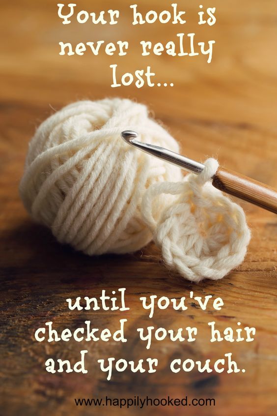 CTejidas's tweet image. Where is that hook hiding?? 🤔 #Crochet #CrochetProblems  vía LionBrandYarn