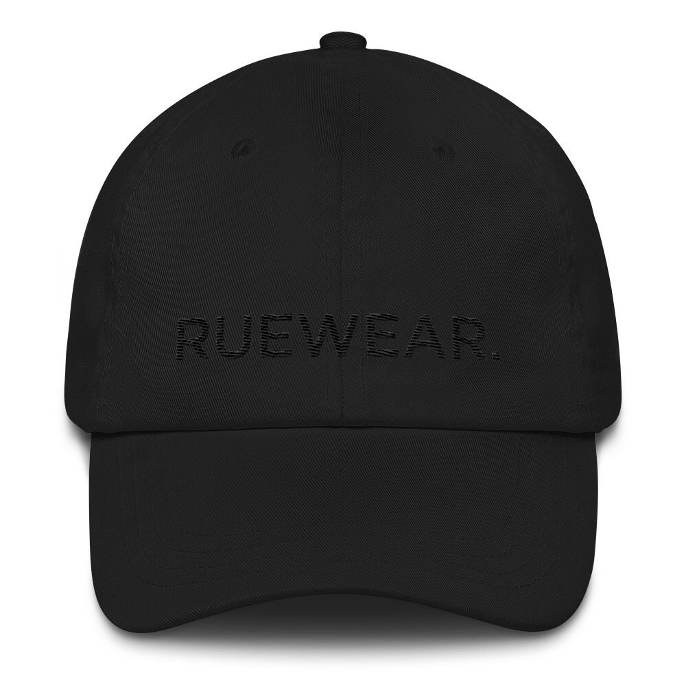 ruewear's tweet photo. Brand new ruewear dad hats available now #ownthestreets #ruewear #dadhats https://t.co/ECPpSI7zUE