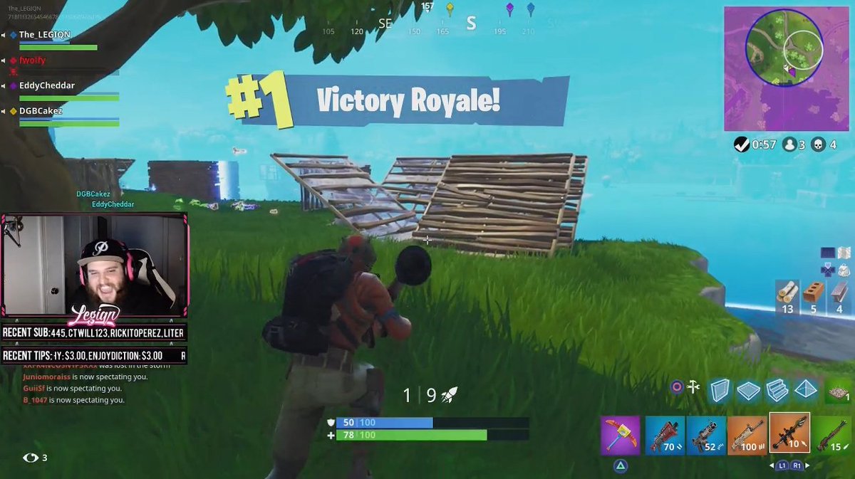 LEGIQN's tweet photo. After 45,000 games, we finally won one. 😂😂😂 #BushGang @Nick__Wolfhard @FinnSkata #TwitterlessDane #GGs https://t.co/DQkpbRiiCo