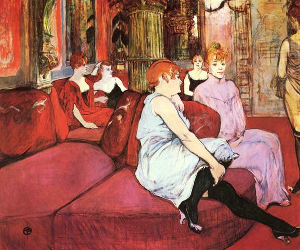 artistlautrec's tweet photo. The Salon de la Rue des Moulins #postimpressionism #fineart https://t.co/1cMJcGplzu