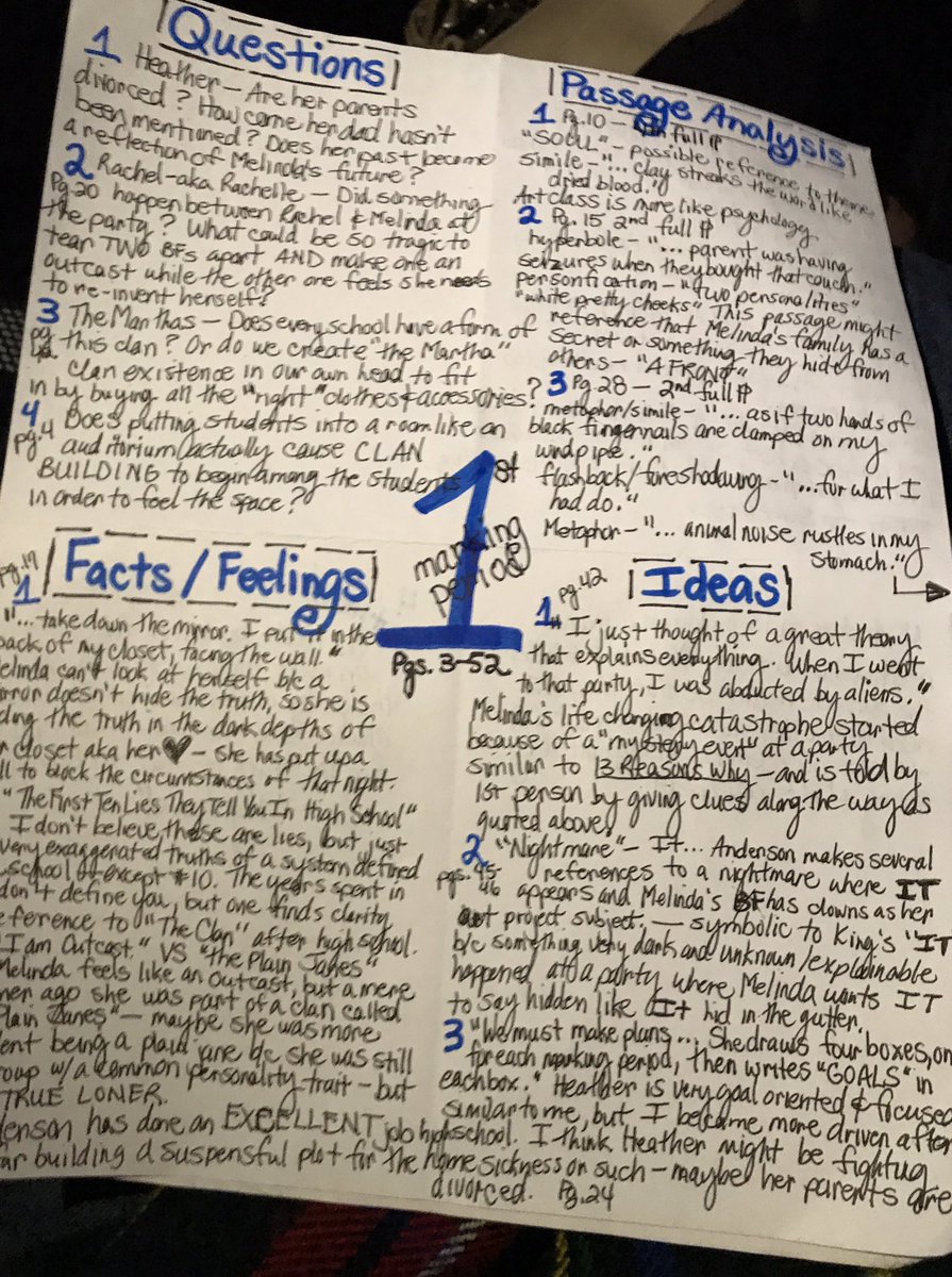 KJBuescher's tweet image. Kicking off Spring Break with my 1st set of Window Notes for my Lit Circle read. #teachermodeling
#NISDInspired 
#Reader4Life