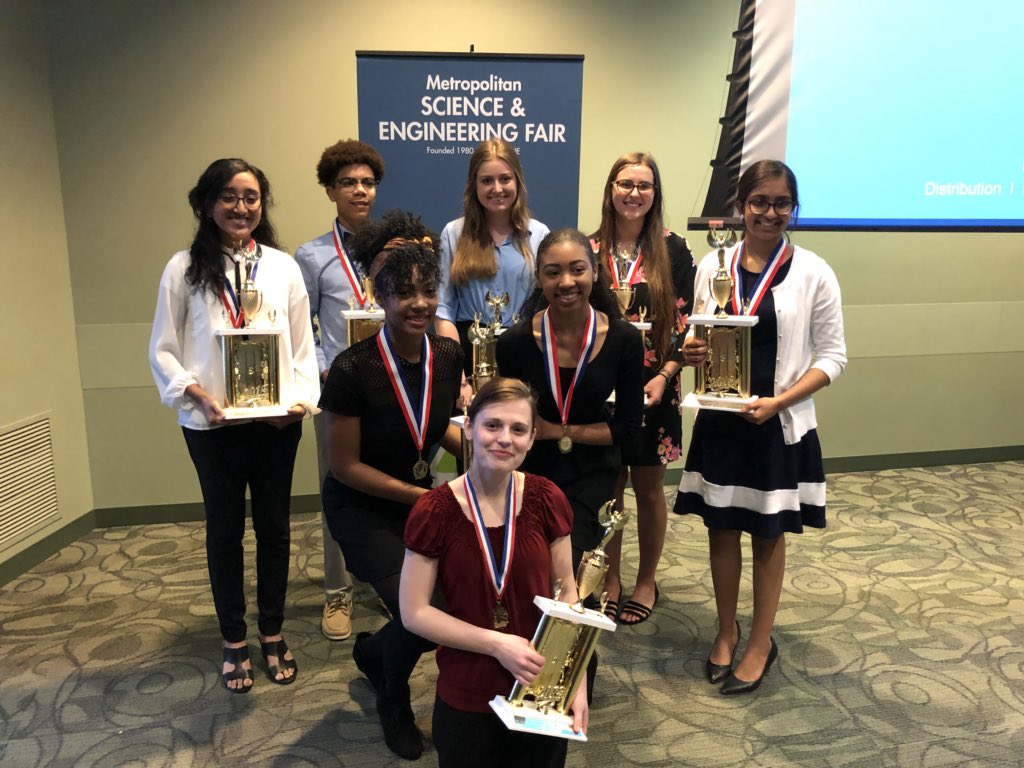 Congrats Ladies!... of our 14 Top finishers, 13 were females! Happy #internationalwomensday2018! #WomenInSTEM #GirlPower #WomenInScience #WomensHistoryMonth #WomenInSTEAM @NebJrAcadSci @OmahaZoo @NDE_Science #MSEF2018 @LauritzenGarden