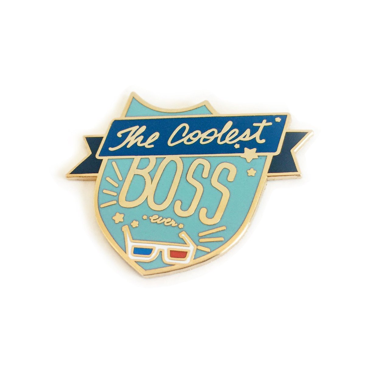 Thanks for the kind words! ★★★★★ "Got this as a gift, arrived much sooner than expected and came with a lil sticker :) Thank you!" Angela etsy.me/2tzYTPC #etsy #art #boss #bestboss #coolest #coolboss #awesomeboss #pin #badge #enamelpin