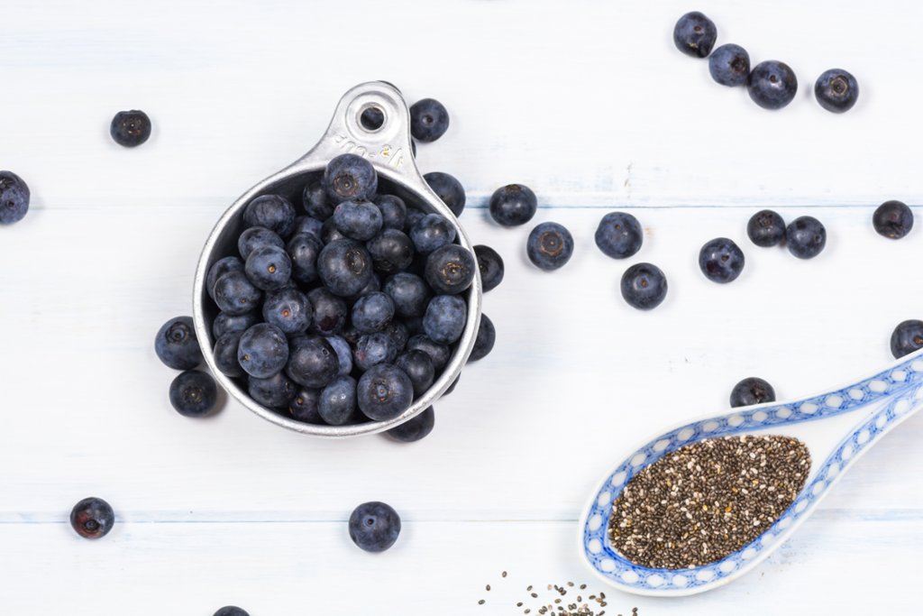 Antioxidants are the best resources your body has to fight disease and aging by reducing damage and inflammation. Inflammation is a leading cause of wrinkle formation. Try eating berries, nuts, and seeds!