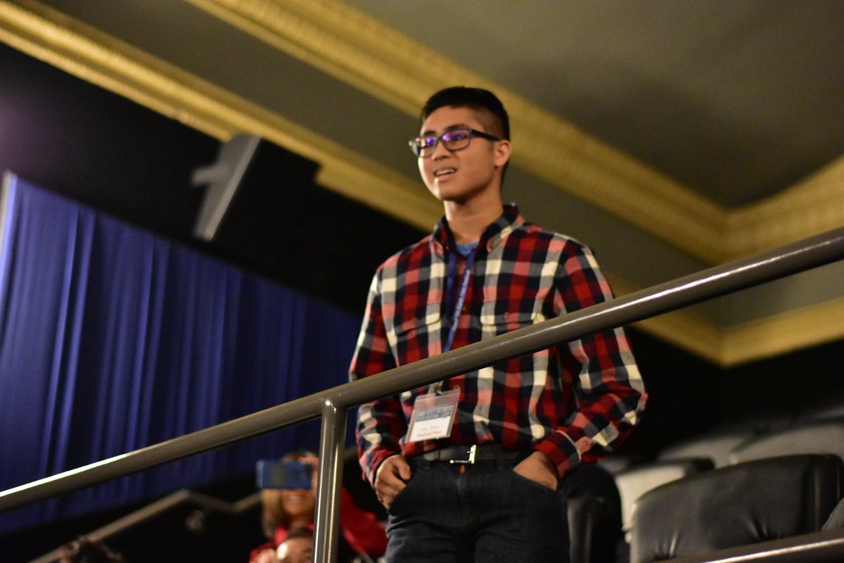 POEFF's tweet image. We're over halfway through Day #2 of Peace on Earth Film Festival. Thank you to all of our filmmakers for an enlightening panel. Over half of our filmmakers are showcasing one of their first films right here at #POEFF18.