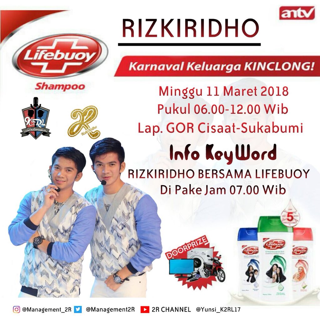 Bismillah y guys, doain terbaik y teman”😘❤️

RIZKIRIDHO BERSAMA LIFEBUOY