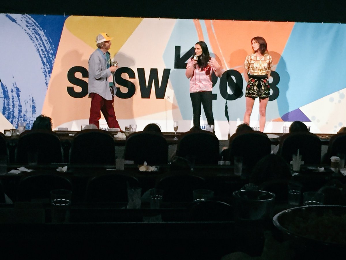 DaleCorlett's tweet photo. The Breaker Upperers World premiere at SXSW. Full house loved it ! Great to see kiwi humour playing so well in Texas! Well done Jackie, Madeline and all the team. @NZFilmCommissh NZFilmCommissh @breakerupperers https://t.co/Wg92tbkbNl