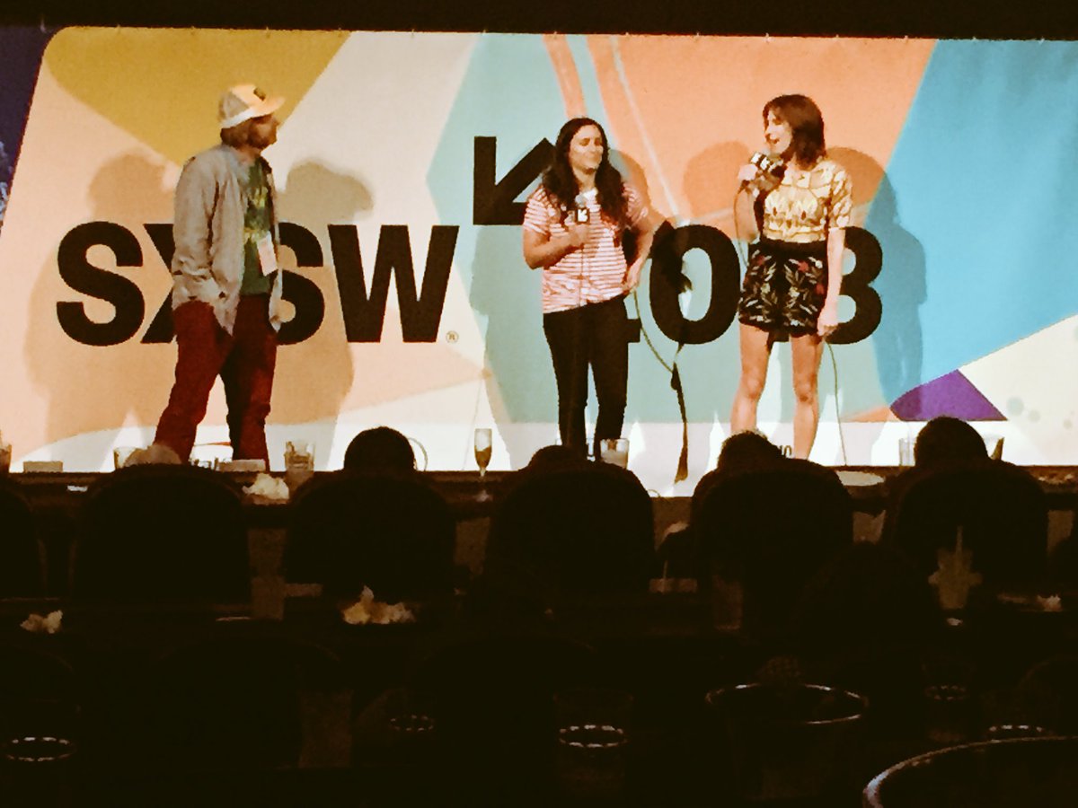 DaleCorlett's tweet photo. The Breaker Upperers World premiere at SXSW. Full house loved it ! Great to see kiwi humour playing so well in Texas! Well done Jackie, Madeline and all the team. @NZFilmCommissh NZFilmCommissh @breakerupperers https://t.co/Wg92tbkbNl