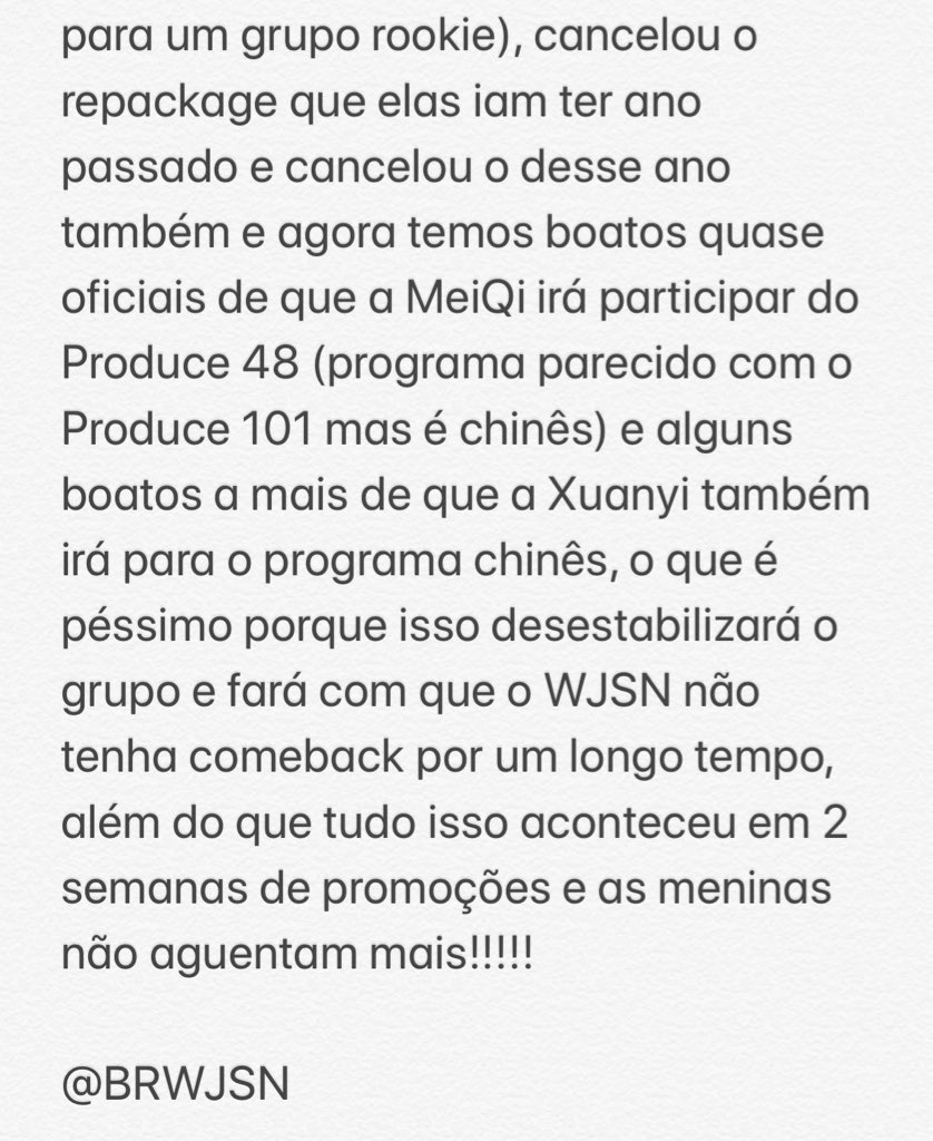 BRWJSN's tweet photo. Esclarecimento do que tem acontecido com as meninas e porque o fandom todo está tão bravo/preocupado com as elas! https://t.co/yEWzOA1Cjz