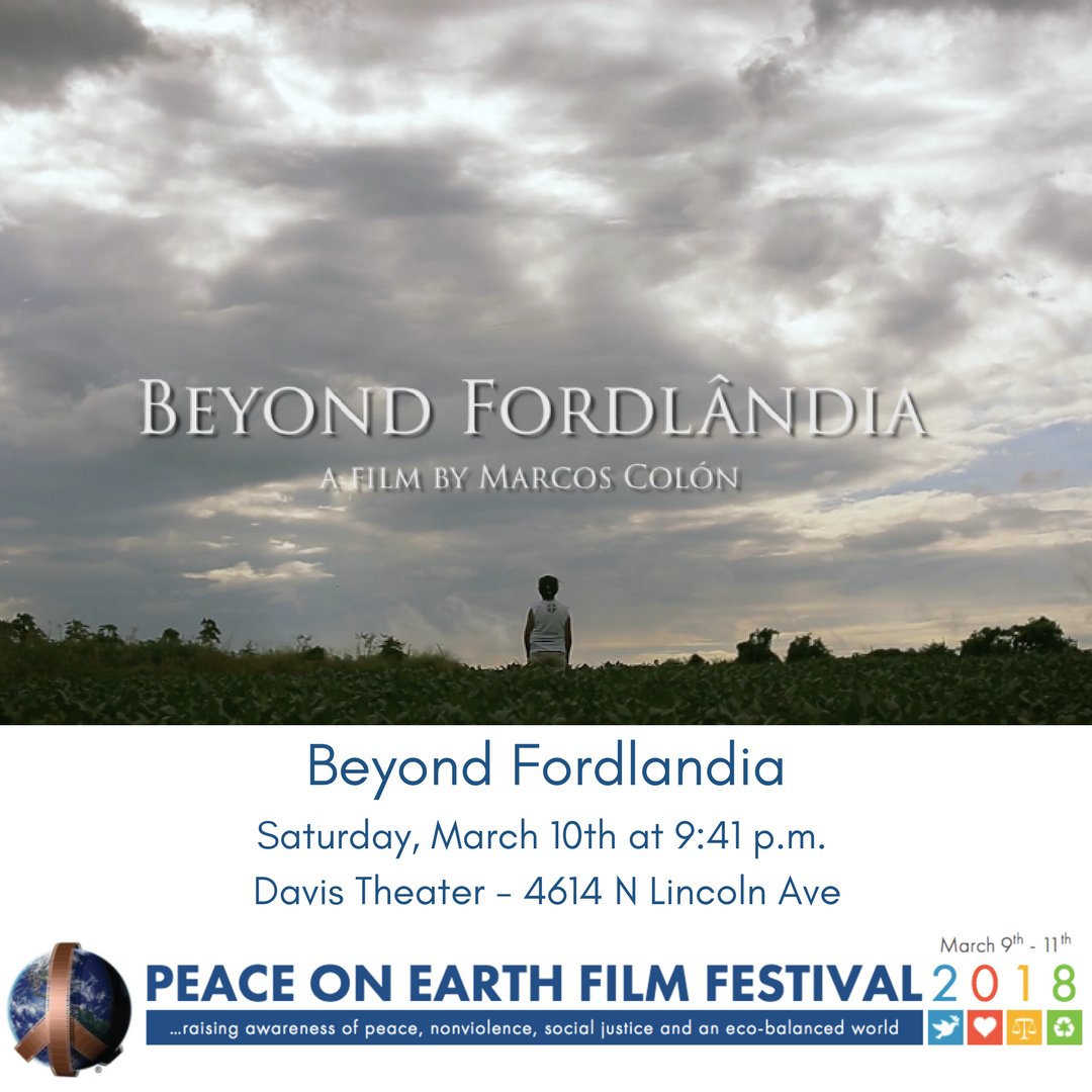 POEFF's tweet image. Join us for our final film tonight. 'Beyond Fortlandia' is an environmental account of ninety years after Henry Ford and the Ford Motor Company’s’ attempt to establish rubber plantations on the Tapajós River. #POEFF18