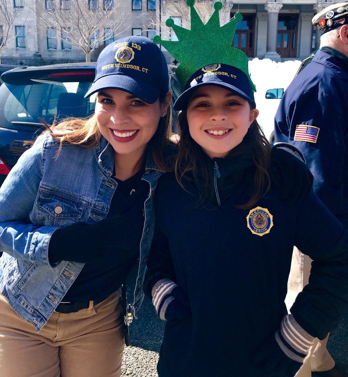 St. Patrick’s Day Parade with my extended family (American Legion Post 133)  #veterans4veterans #proudmember of #southwindsor #connecticut #americanlegion #happy #stpatricksday
