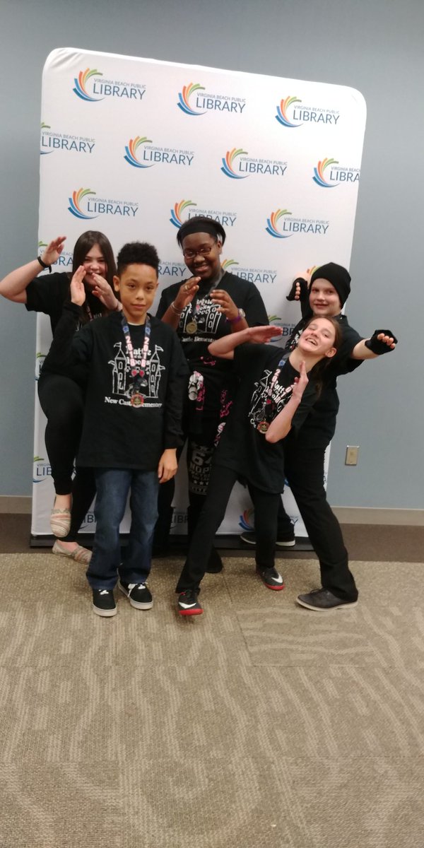 So proud of these #ReadingNinjas for their dedication and teamwork!!! #battleofthebooks2018  #vbpl <a href="/vbschools/">VBSchools</a> <a href="/NewCastleES_VB/">New Castle ES</a> <a href="/HAQuinn_VB/">Heather Quinn</a>