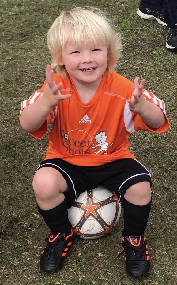 Shananagiins's tweet photo. My lil’ soccer star! #soccershotspinellas Beckham loves soccer! #saturdaysareforsoccer #Beckham #beckhamjarrett  #mylittlelove #toddlersoccer https://t.co/eqBPAL1CcF