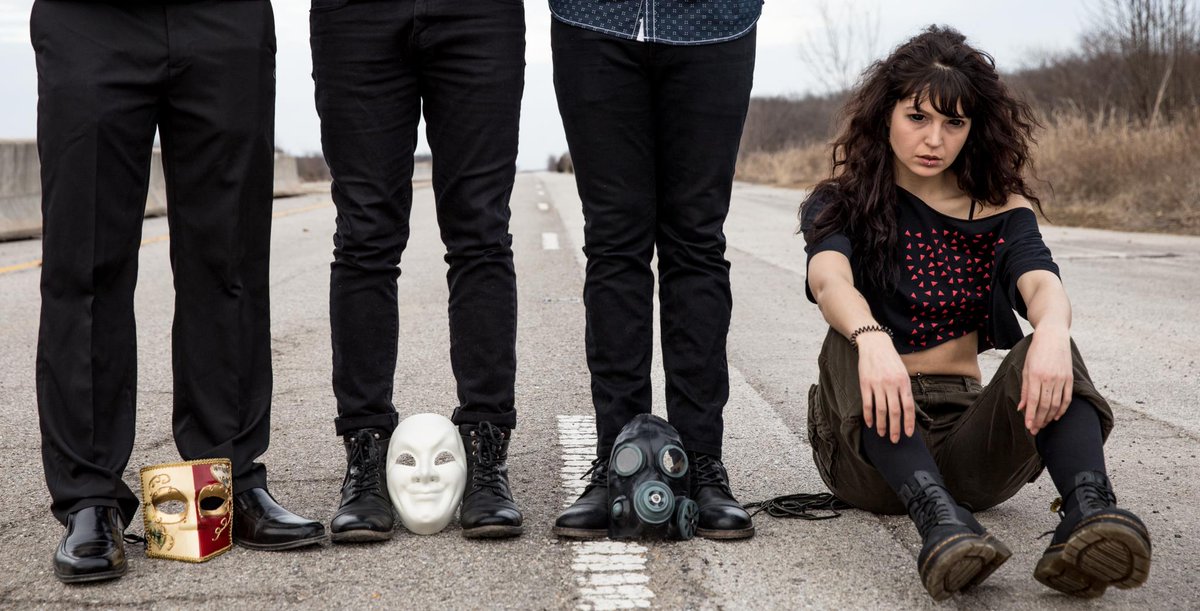 May 12th, Good Villains Plays <a href="/CainsBallroom/">Cain's Ballroom</a> for the <a href="/OklaHomeGrown/">OklaHomeGrown</a> Music Showcase to benefit @cancersucks. feat, <a href="/thenicnos/">Nicnōs</a> <a href="/Skytown_/">Skytown</a>  <a href="/WHornandTheHush/">WestonHorn&TheHush</a> <a href="/NoiseBleedSound/">noisebleedsound</a> @goldenones $20 in advance From us. #DoomPop <a href="/GoodVillainsOK/">GoodVillainsband</a> #Vantablack #hitusupfortickets #Monsters