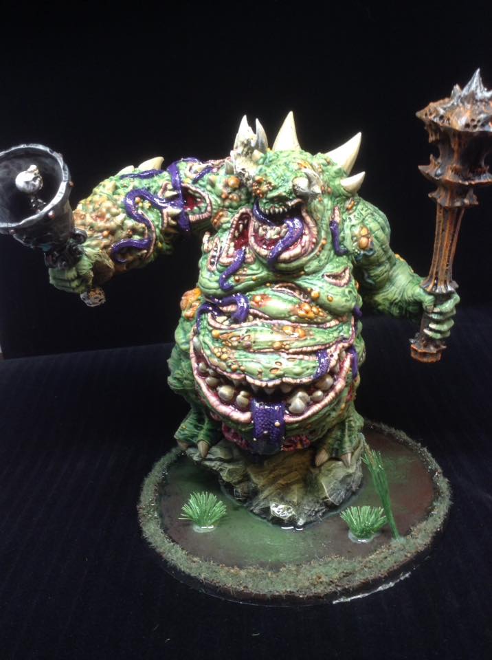 Auticus's tweet image. Work on Mr. Cuddles concludes for #adepticon  He will be coming soon to a campaign table near you.