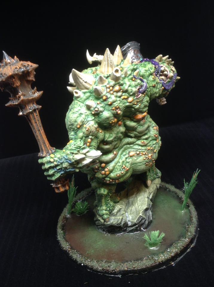 Auticus's tweet image. Work on Mr. Cuddles concludes for #adepticon  He will be coming soon to a campaign table near you.