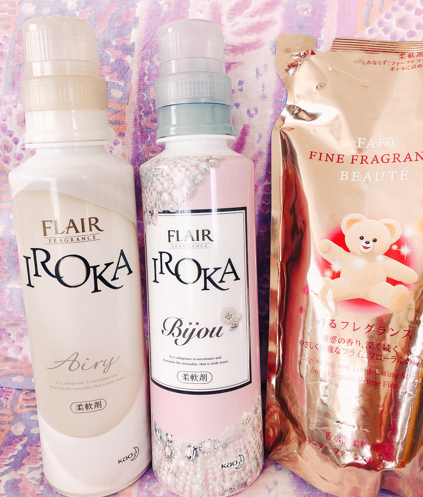 りり おススメ柔軟剤たち 匂いフェチなので柔軟剤 大好きなんですが Frairのirokaイノセントリリーとファーファのファインフレグランスは クロエの匂いに似てるので 好きな方は是非 Irokaの新しいピオニーは 春ぽい香りでおススメです T Co