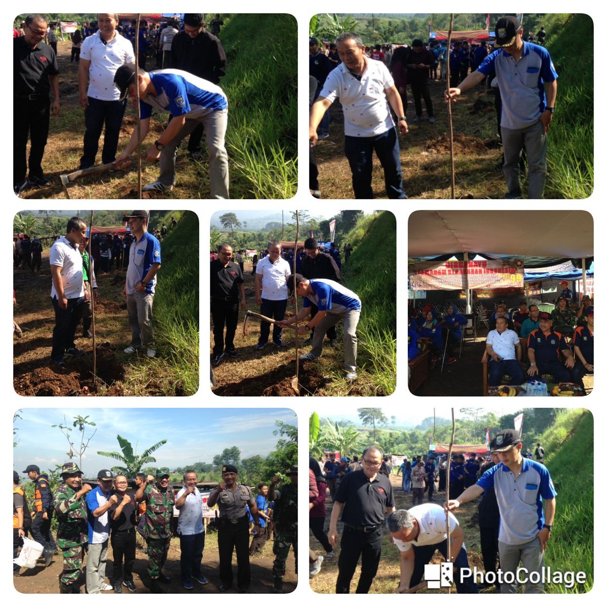 DedenDedn's tweet photo. @KecamatanCibiru @AyiNews2 @Satpolppbdg @diskar_bdg giat penghijauan penanaman pohon di wilayah Kec. Cibirudalam rangka Hut. Damkar ke 99. Dilahan terbuka. https://t.co/TZVugfZpAs