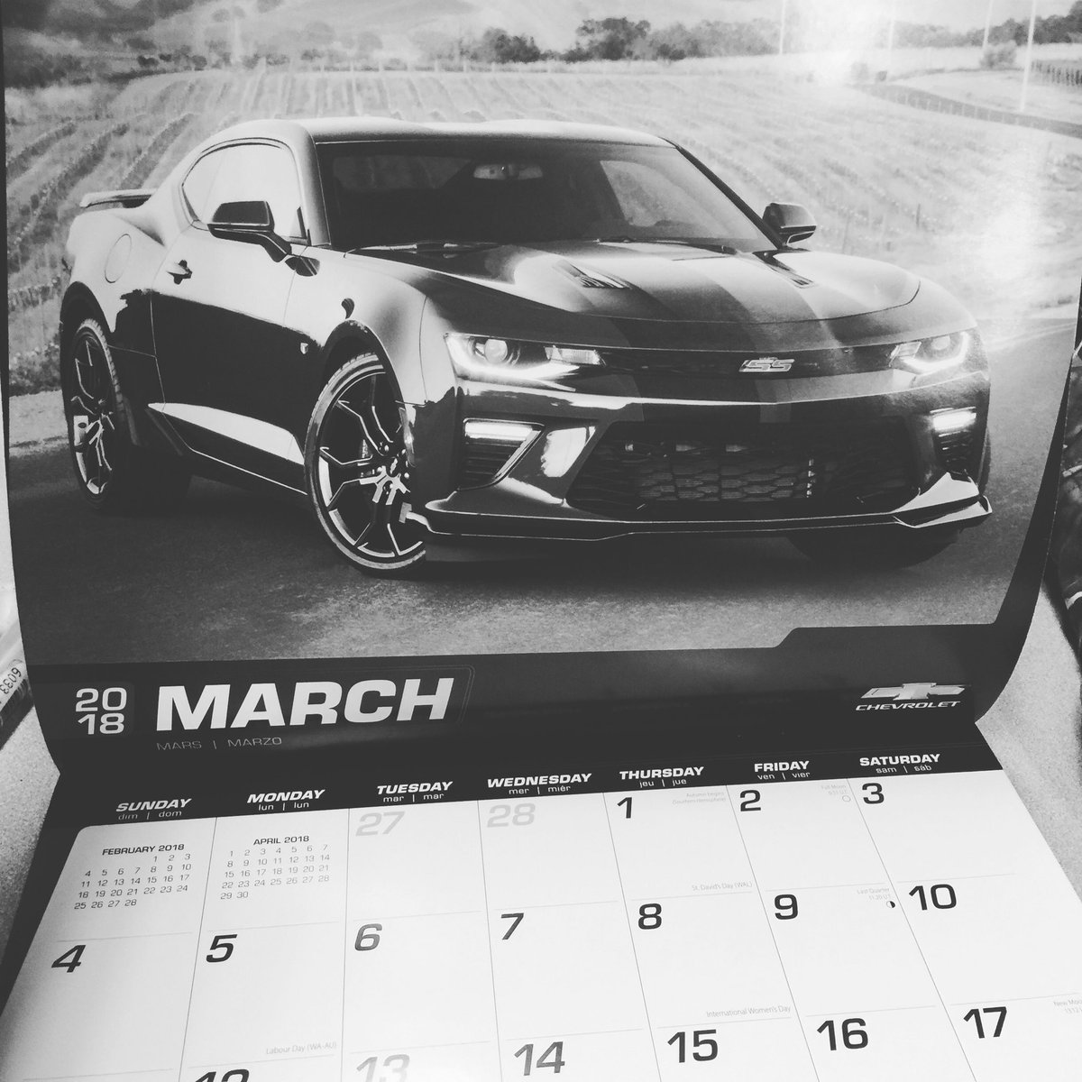 birdadebaere's tweet image. New calendar 1 more month #outofstorage&amp;amp;ontheroad #missmycamaro #2016SS455hp6.2ltr8cyl