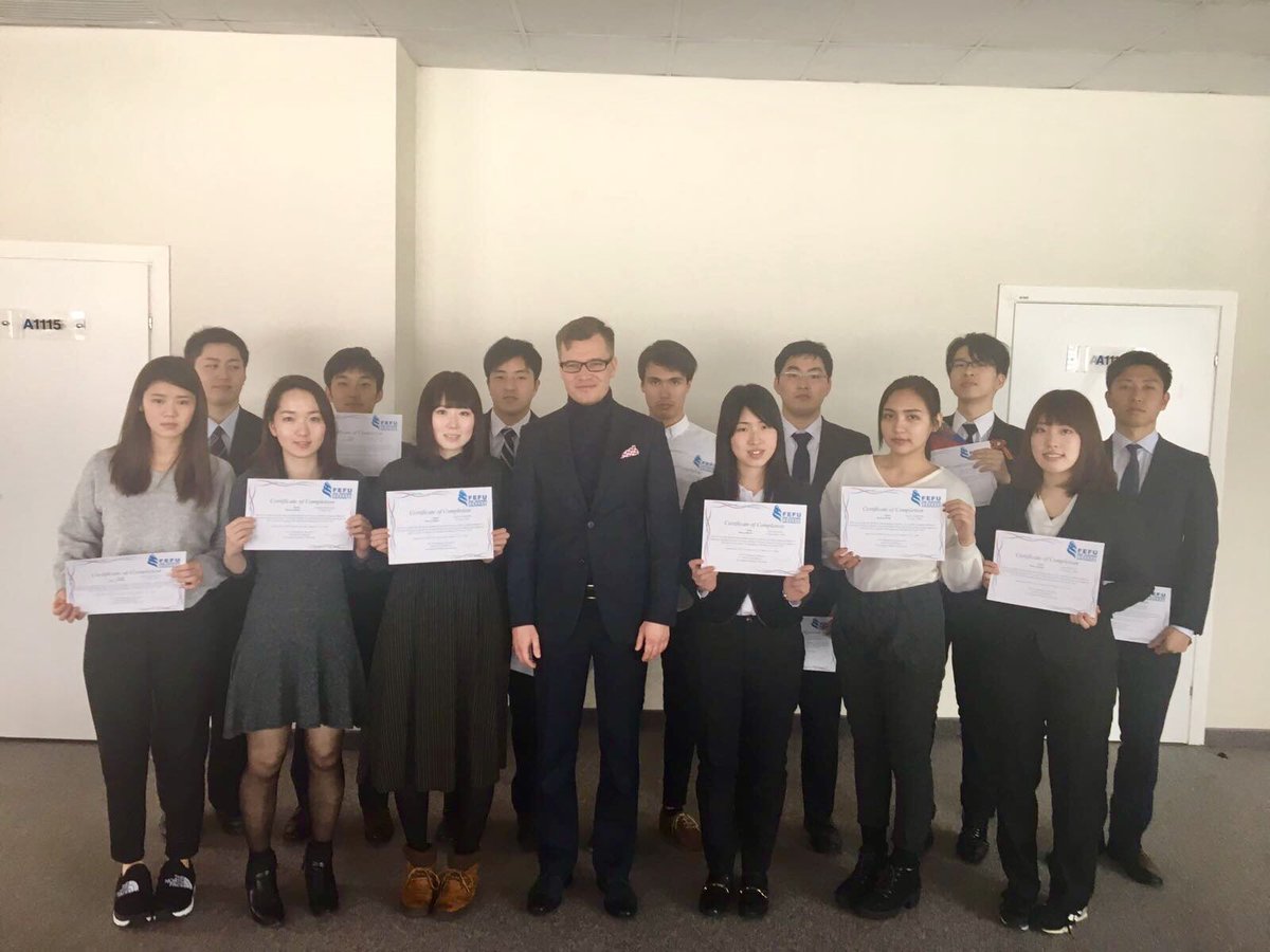 vlasovee's tweet photo. #FEFU works to intensify educational, research &amp; cultural ties b/t Russia &amp; Japan. Just finished first step of mutual project dedicated to economic development of the Russian Far East. https://t.co/qQHO3r35p3