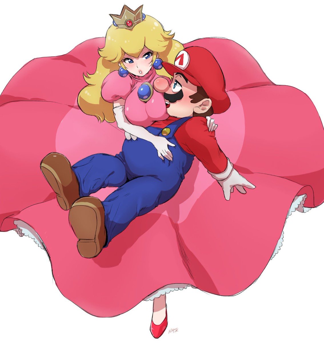 And I'll end with an extra (Side ) of Mario x Peach! 