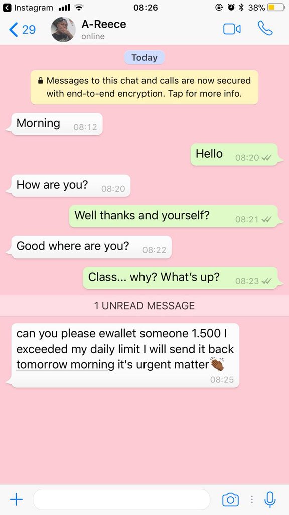 MashBeatz's tweet photo. Beloved Wreckers 

There is someone who has hacked into @reece_youngking’s cell number. 

Please do not reply to that person!!! 

IT IS NOT A-REECE ‼️

PLEASE RETWEET AND SHARE WITH OTHERS !!! 🌺🌺🌺

#TWC https://t.co/92Xm1DCu1T