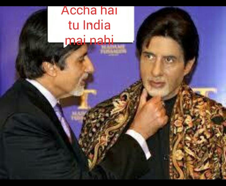 1CupChai_'s tweet photo. #Lenin #PeriyarStatue #StatueWar
#StatueMadness #StatueVandalism

Amitabh Bachchan to his wax statue: https://t.co/2qWHCXfuso