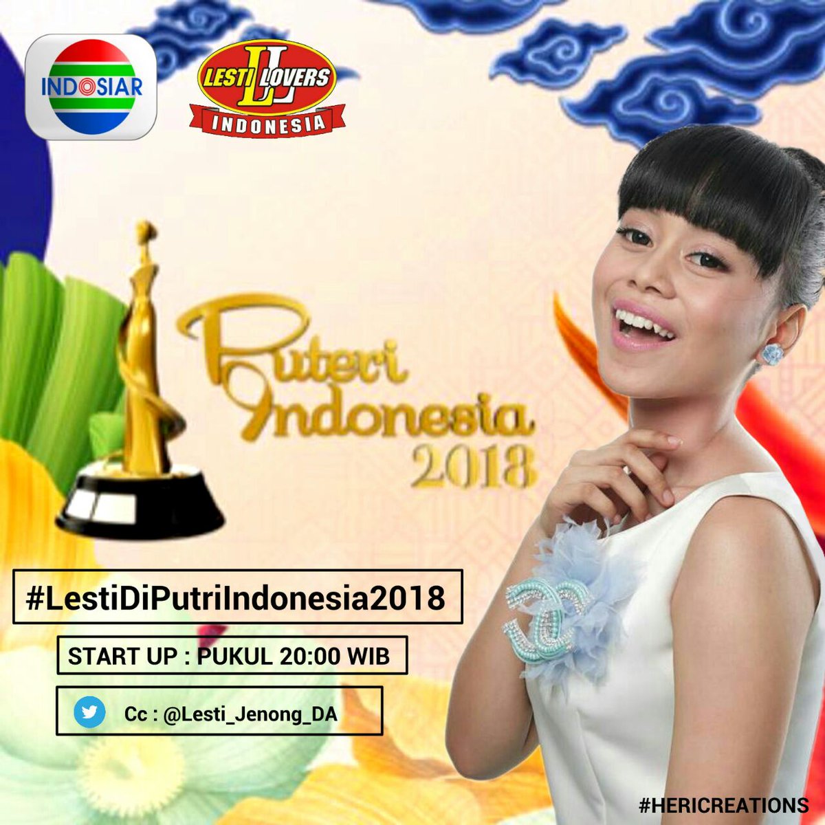 HT kita hari ini ada 2 yang kita up di jam yng berbeda
Untuk yang jam 3 siang #KonserCintaLuarBiasaLESTI
untuk yang jam 8 malam 
#LestiDiPuteriIndonesia2018 
Semangaaaat yah <a href="/Lesti_Jenong_DA/">Lestykejora</a> 😊😊😊