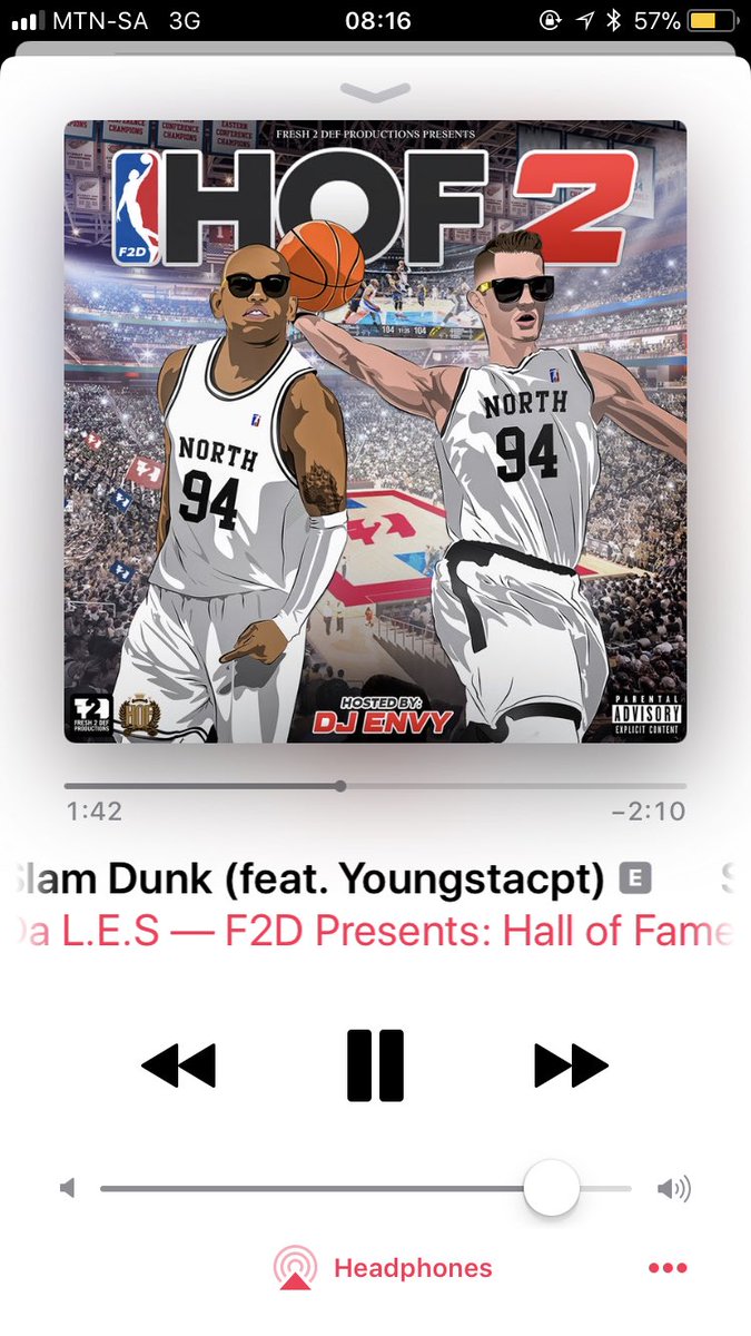 StylezEverest's tweet photo. Yo! @2freshLES ft. @YoungstaCpt - Slam Dunk 🔥🔥🔥🔥
F2D is hella consistent with the work. https://t.co/qPzG8x4s7m