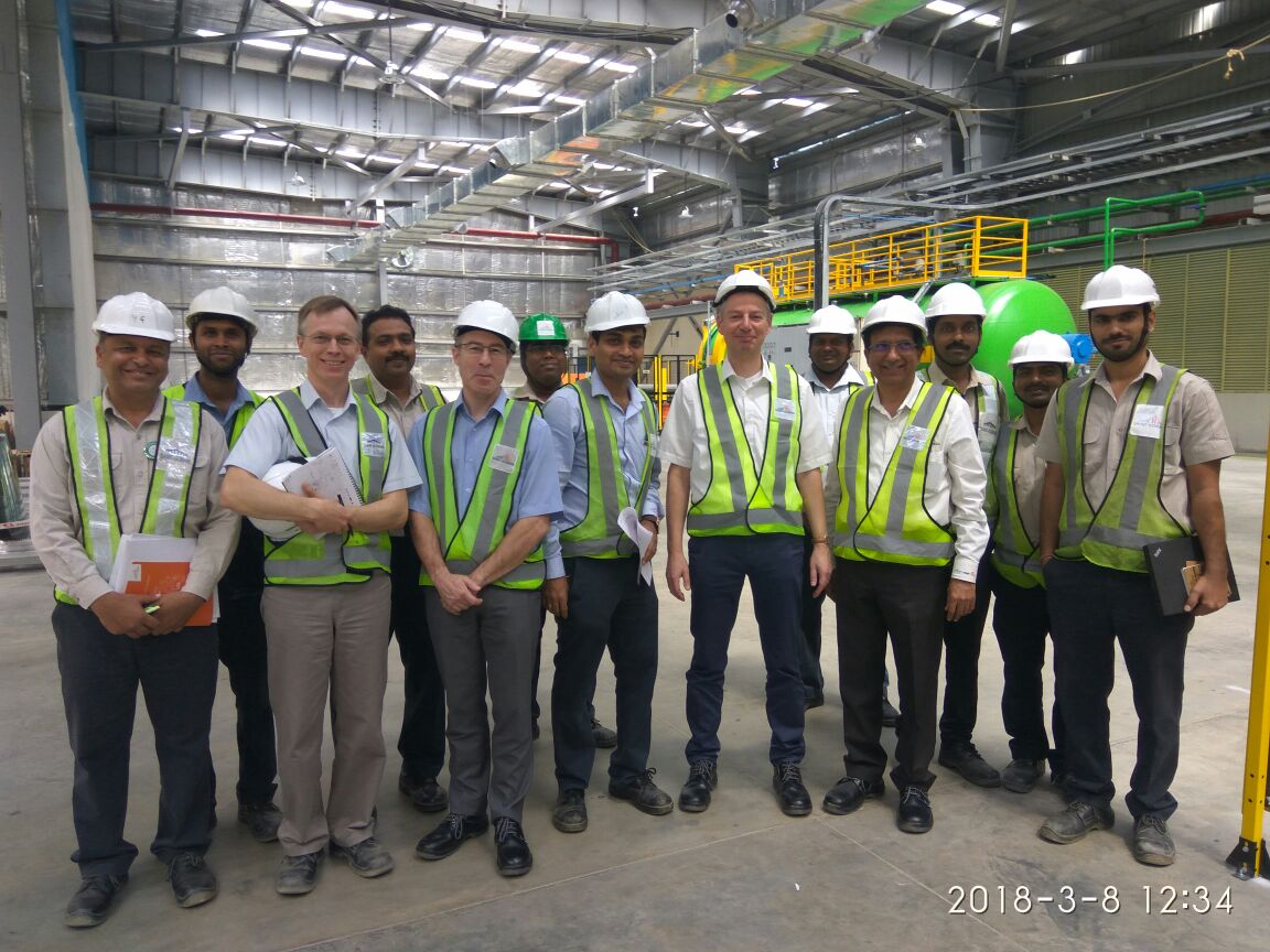 jlllesage13's tweet photo. Visit of our new @saintgobain Sekurit #Automotive #glass plant in #Rajasthan (Bhiwadi). Our local team ready and highly motivated for the next step of our expansion in India. https://t.co/d3AsJauknf