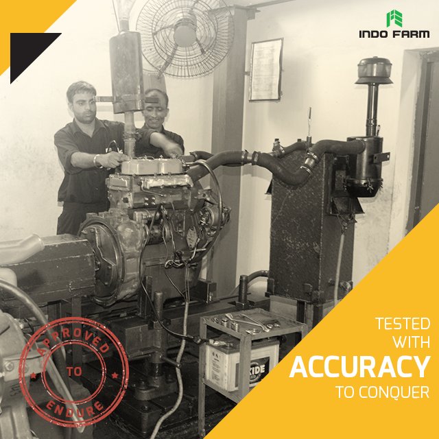 IndoFarmIndia's tweet photo. To strike-out minor defects, we pass our tractors through engine horsepower test confirming they are #ApprovedToEndure any obstacle that comes in its way. https://t.co/1LpGpCeCGP