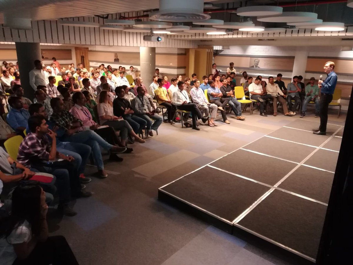 THubHyd's tweet photo. Thank you Dr. Matthew Kressy for being a part of T-Hub's #PeerTalks and conducting a compelling session on #DesignThinking for our #startups.
#THub https://t.co/0mLfsxEt0R