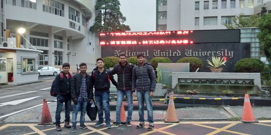 veltechofficial's tweet photo. #Vel_Tech students at #National_United_University (#NUU),#Taiwan for doing their Final Semester #Project_work
View More: https://t.co/yP176Zme8m https://t.co/2c4NpaEQ6s