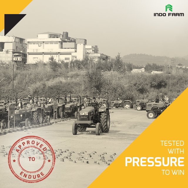 IndoFarmIndia's tweet photo. To tie up loose ends, we pass our tractors through Vibration test so they are #ApprovedToEndure any challenges while supporting heavy loads with ease. https://t.co/uo0qdLHPyE